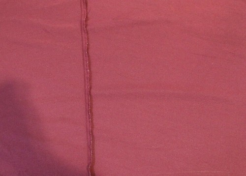 Homemade Maroon Rectangular Scarf Sheer Appearance - Picture 2 of 2