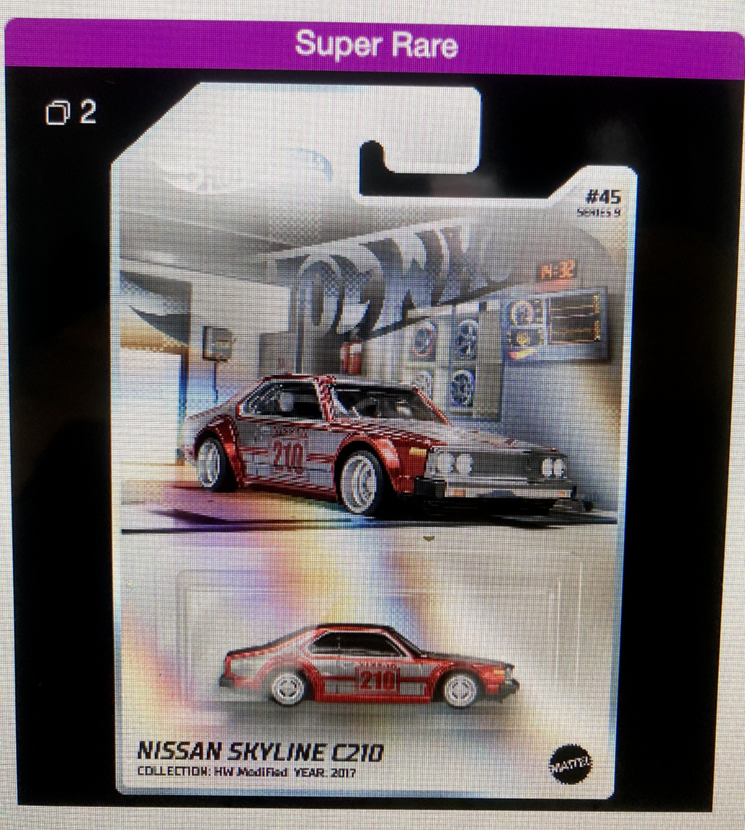 HOT WHEELS PREMIUM SERIES 9 vNFT NISSAN SKYLINE C210 PRE HOT WHEELS PREMIUM SERIES 9 vNFT NISSAN SKYLINE C210 PRE
