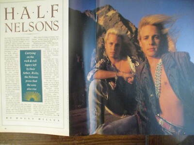 1990 US Mag(GUNNAR NELSON/MATTHEW NELSON/PAISLEY PARK/MADCHEN AMICK/JASON PATRIC