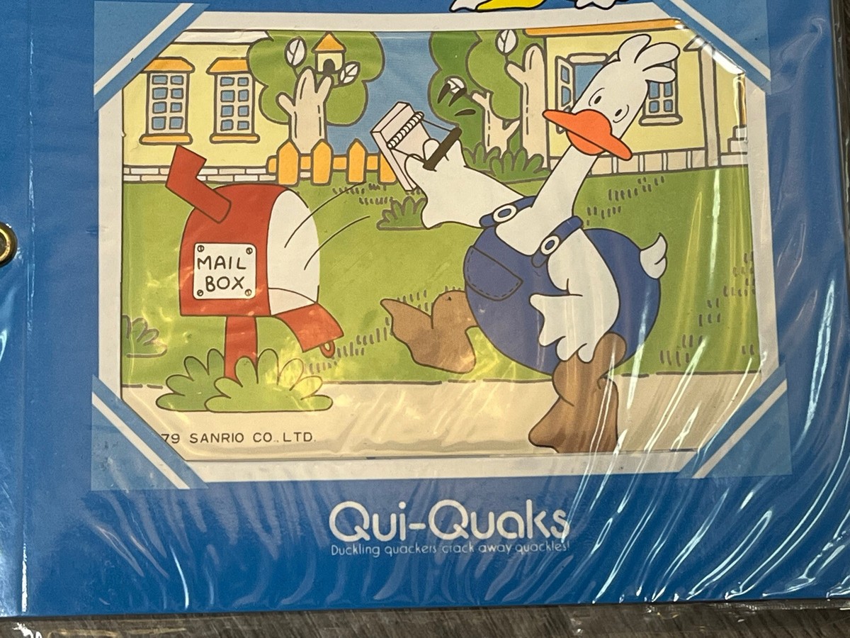 New Vintage 1979 Sanrio Photo Album Qui-Quaks 25 Pictures