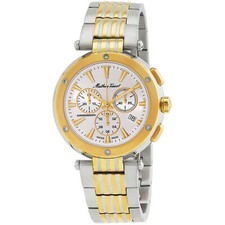 Mathey Tissot Men's Watch Neptune Chrono Quartz Two Tone Steel Bracelet H912CHBI