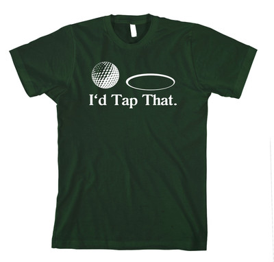 I'D TAP THAT GOLF TAP SPORT Unisex Adult T-Shirt Tee Top