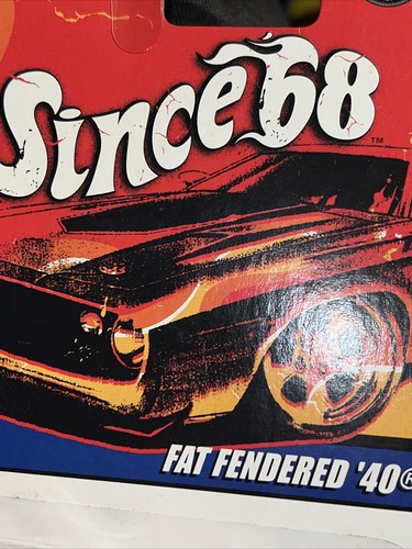 Hot Wheels Since 68- Fat Fendered '40 SEALED NEW Black Maroon - Picture 5 of 5