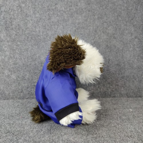 Build A Bear Dog Plush Puppy Ski Suit Winter Sports Shaggy Sheep Dog Stuffed Toy - Picture 6 of 11