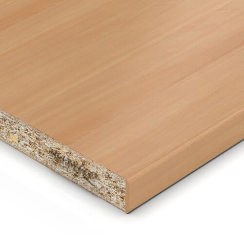 Insert floor 19 mm shelf decor white beech with ABS edge custom - Picture 1 of 6