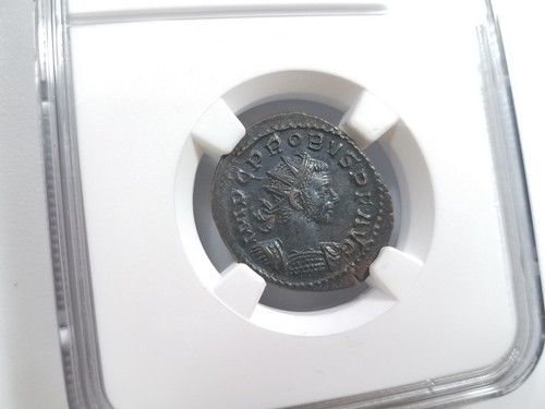 Probus Roman Empire NGC Ch AU Aurelianianus Cornucopia Caduceus Felicitas Tempor - Picture 10 of 21