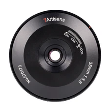 7artisans 35mm F5.6 Full Frame Pancake Lens for L-Mount – Black (Open Box)