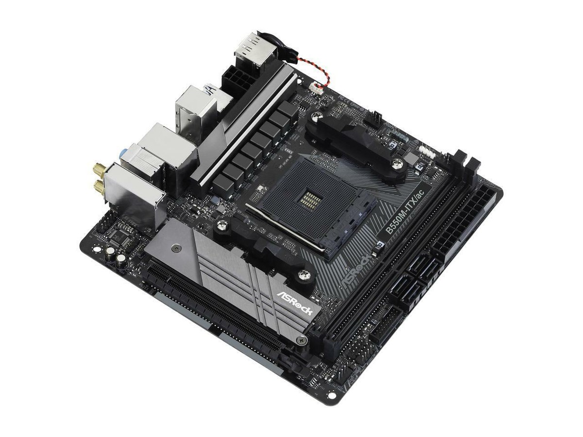 ASRock B550M-ITX/AC AM4 AMD B550 SATA 6Gb/s Mini ITX AMD