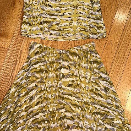 AllSaints Skirt & Top Set- Slvina Skirt & Tami Cami- Oniyuri print-outfit Size 8 - Picture 14 of 14