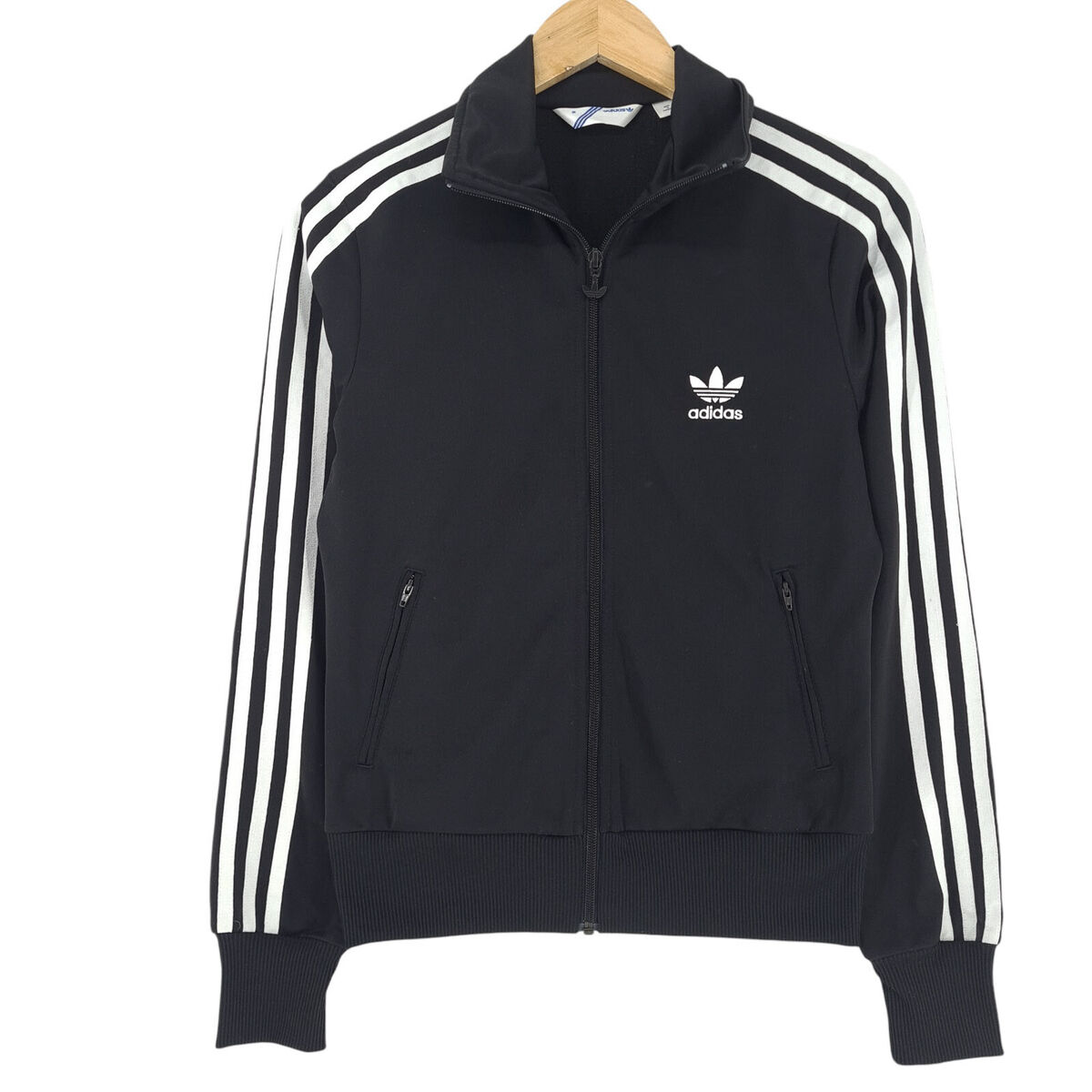 Vintage Adidas Track Jacket Women Black Ms6 Size 38 | eBay Vintage Adidas Track Jacket Women Black Ms6 Size 38 | eBay