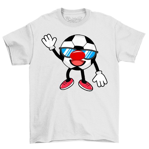 Happy Football Red Nose Novelty Funny T-Shirt Adults & Kids Comedy Tee Shirt - Picture 5 of 16