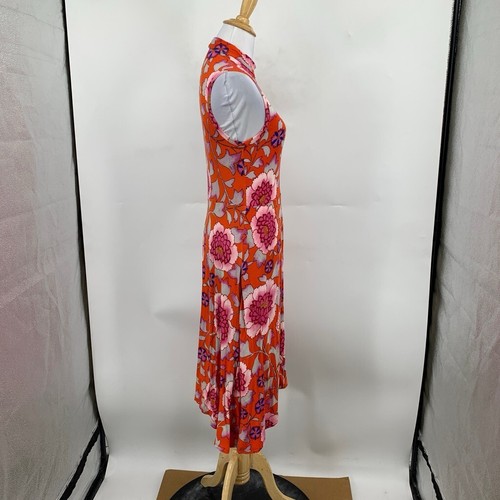 Maeve Dress Womens XS Extra Small Multi Floral Mock Neck Pocket Anthropologie - Picture 4 of 14