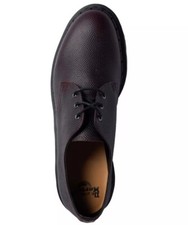 DR. MARTENS 1461 PEBBLE GRAIN OXBLOOD LACE-UP DERBY MEN SHOES Size 9