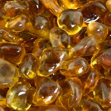 High Desert - Fire Glass Dots for Indoor and Outdoor Fire Pits or Fireplaces