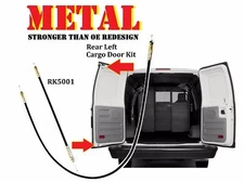 UPGRADED Metal FOR Ford Van Handle RL Cargo Door Latch Release Actuator Cable
