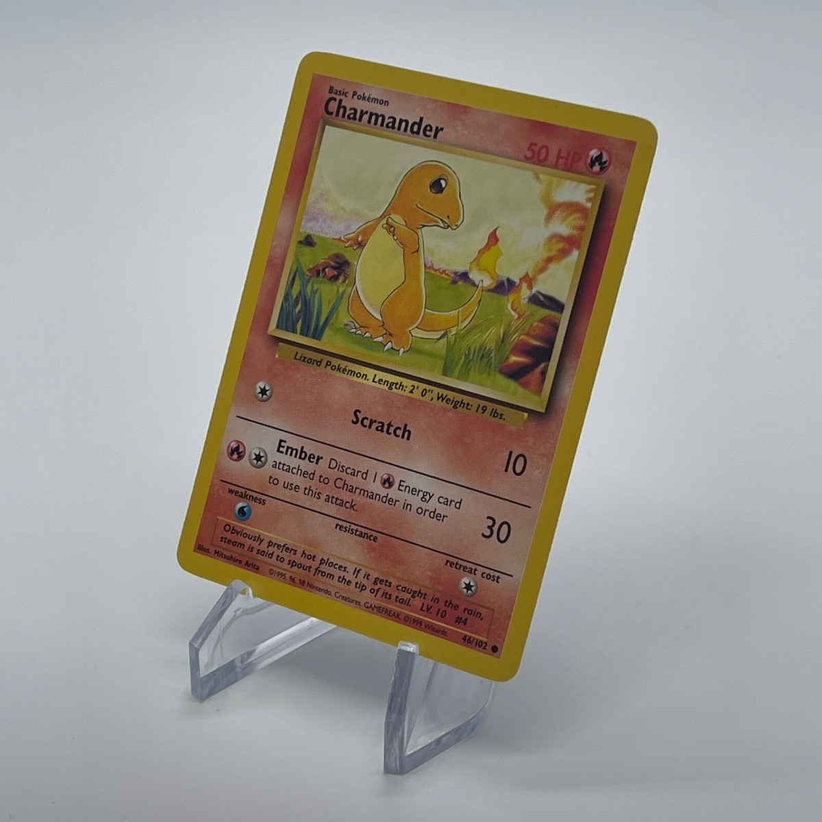Charmander 46/102 - Common 1999 English Base Set Pokemon