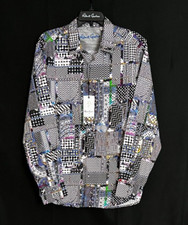 Robert Graham HODGINS Funky Geo 218 XL NEW NWT Classic Fit Fast Ship X-Large