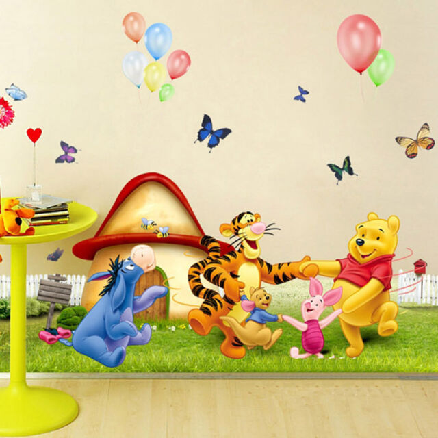 Winnie The Pooh Nursery Room Wall Decal Stickers For Kids Baby Gift Hot Winnie The Pooh Nursery Room Wall Decal Stickers For Kids Baby Gift Hot
