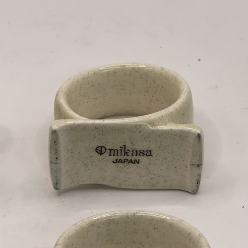 Vintage Mikasa Garden Club Day Dreams - EC 461 - Set of 4 Napkin Rings - Picture 10 of 11