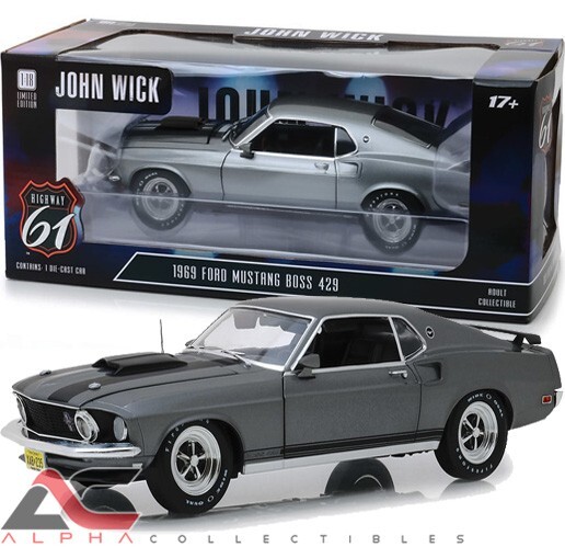 Ford Mustang BOSS 429 限定版 1/18スケール 1969 FORD MUSTANG BOSS 429 1/18 scale DIECAST CAR ACME