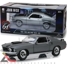 HIGHWAY 61 18016 1:18 1969 FORD MUSTANG BOSS 429 "JOHN WICK" 2014