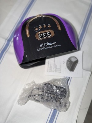 Dauhor UV Nail Lamp, 256W Power with 4 Timers Smart Sensor 30 LED Beads, Removab