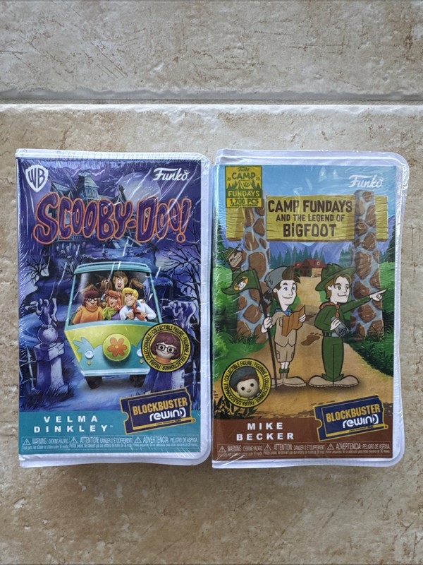 Scooby-Doo Velma & Mike Becker Funko Blockbuster Rewind- 2023 SDCC LOT