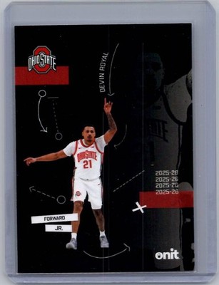 2025-26 Onit Ohio State Basketball - Devin Royal Silhouette Soft Touch  