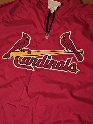 St. Louis Cardinals Unisex MLB Béisbol Majestuoso Nylon Lluvia Pullover Chaqueta Talla L - Imagen 3 de 7
