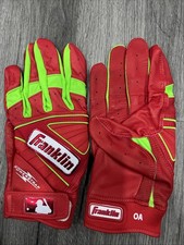 Franklin Natural® Batting Gloves Authentic MLB PLAYER,( OA) Large Size.