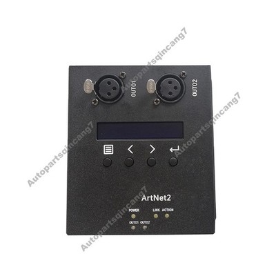 2-Channel DJ Disco Event Dimmer Artnet Network Signal to DMX Changer