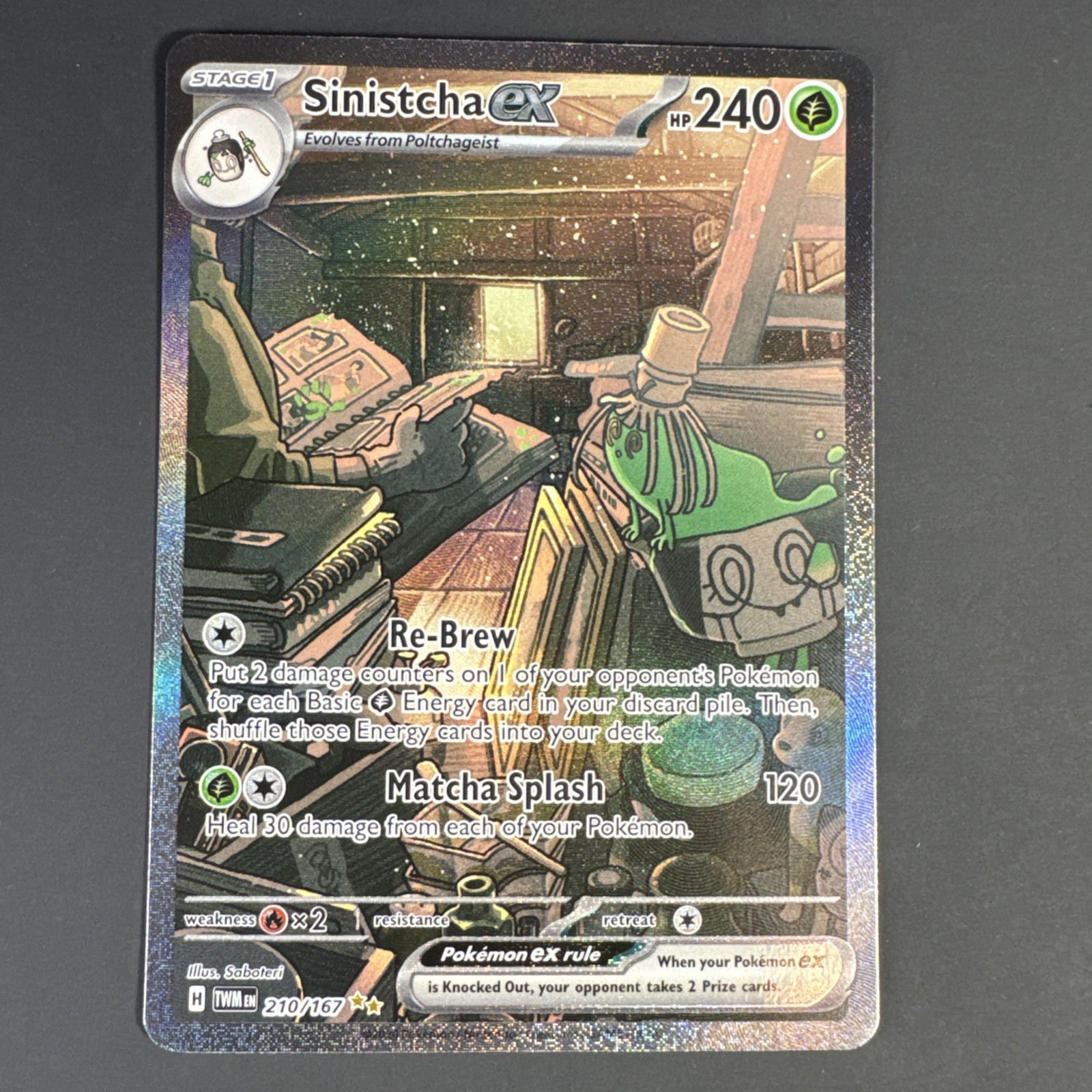 Sinistcha ex 2024 Scarlet & Violet: Twilight Masquerade #210/167 Special  Illustration Rare Price Guide - Sports Card Investor