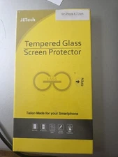 JETECH TEMPERED GLASS SCREEN PROTECTOR FOR IPHONE 6.7 INCH NEW, 3-PACK