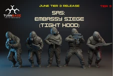 SAS Embassy Siege Team (TurnBase Miniatures) 28mm/32mm/54mm/75mm