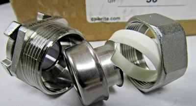  NEW ATKORE 3/4'' LIQUID-TIGHT CONNECTOR  STAINLESS  S60700FCS0 FLEX CONDUIT