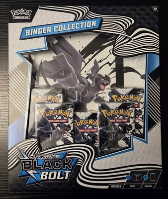 Pokémon TCG Lot: Black Bolt/White Flare Includes: Binders