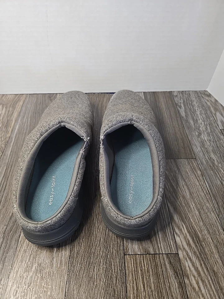 Easy Spirit Gray Women’s Pleated Mules - 9M - Image 2 of 4