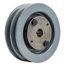 Cast Iron 4.5 Dual Groove Pulley 2 Belt A Sec...