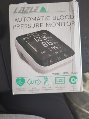 #ad LAZLE Blood Pressure Monitor Model JPD HA101 Automatic $15.00