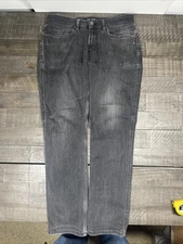 Du/er Jeans Mens Size 32 x 30 Black L2X Relaxed Fit Denim Adult READ!!