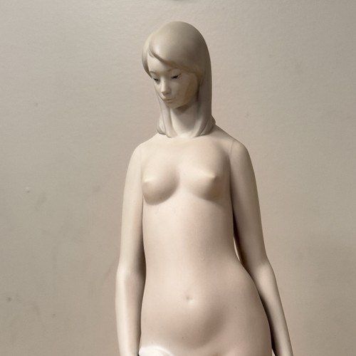 Vintage 4511 Lladro Nude Woman Matte Porcelain Figurine 18 1/2" Tall - Repaired - Picture 2 of 10