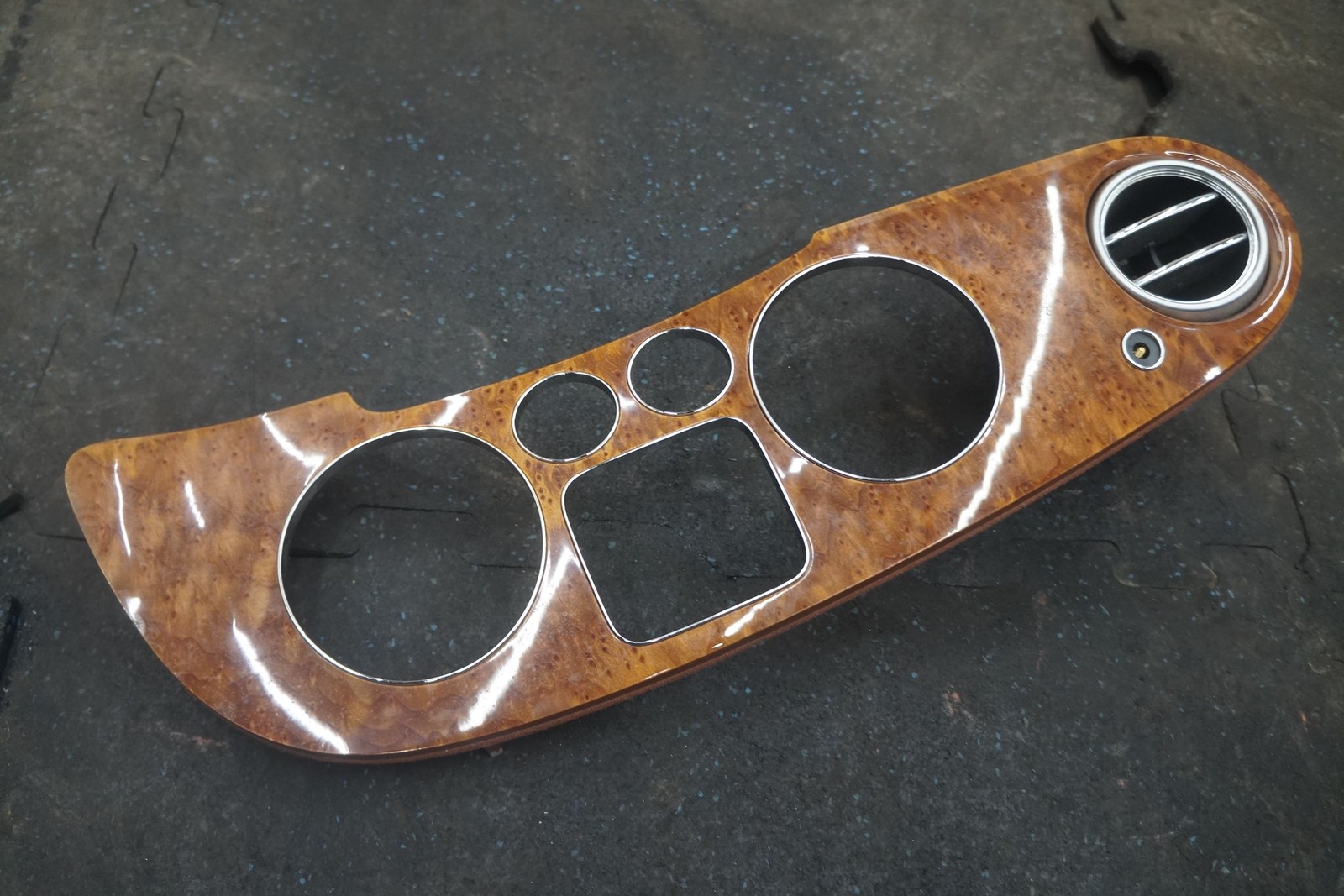 Left Dash Speedometer Wood Trim 3W0857059 Bentley Continental Flying Spur 2006