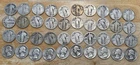 Roll of 40 Circ, (30) No-Date Standing Liberty Silver Qtrs w/Balance Washington