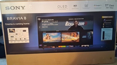 Sony Bravia 8 XR80C OLED 77'' Google TV Acoustic Surface Audio+ Black