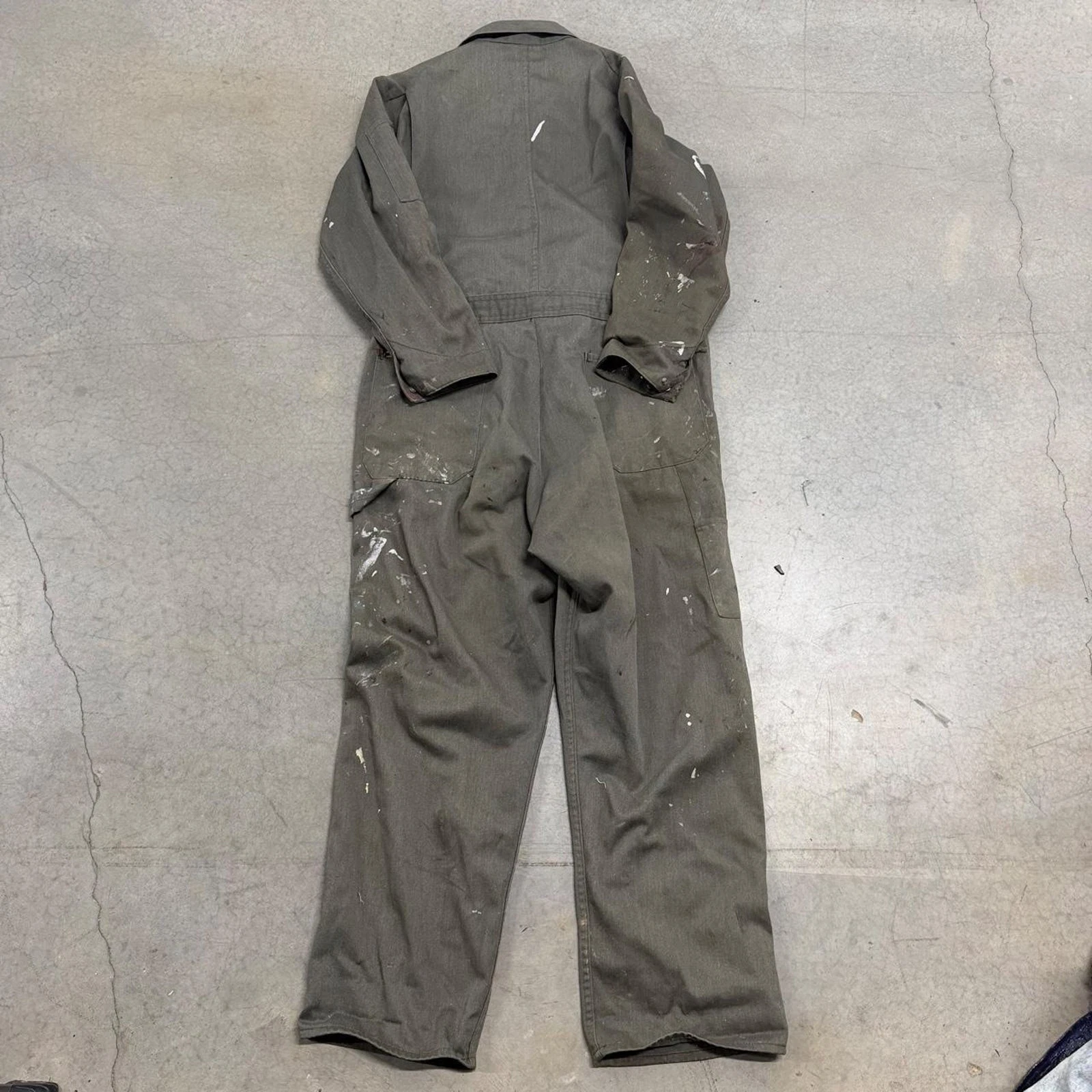 Vintage 70s Dickies Paint Splattered Coveralls Size L - product detail image 5