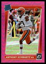 2021 Donruss Optic Pink Anthony Schwartz Rookie Cleveland Browns #231