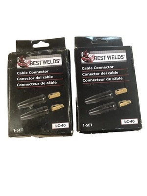 Best Welds Cable Connectors 2 Sets