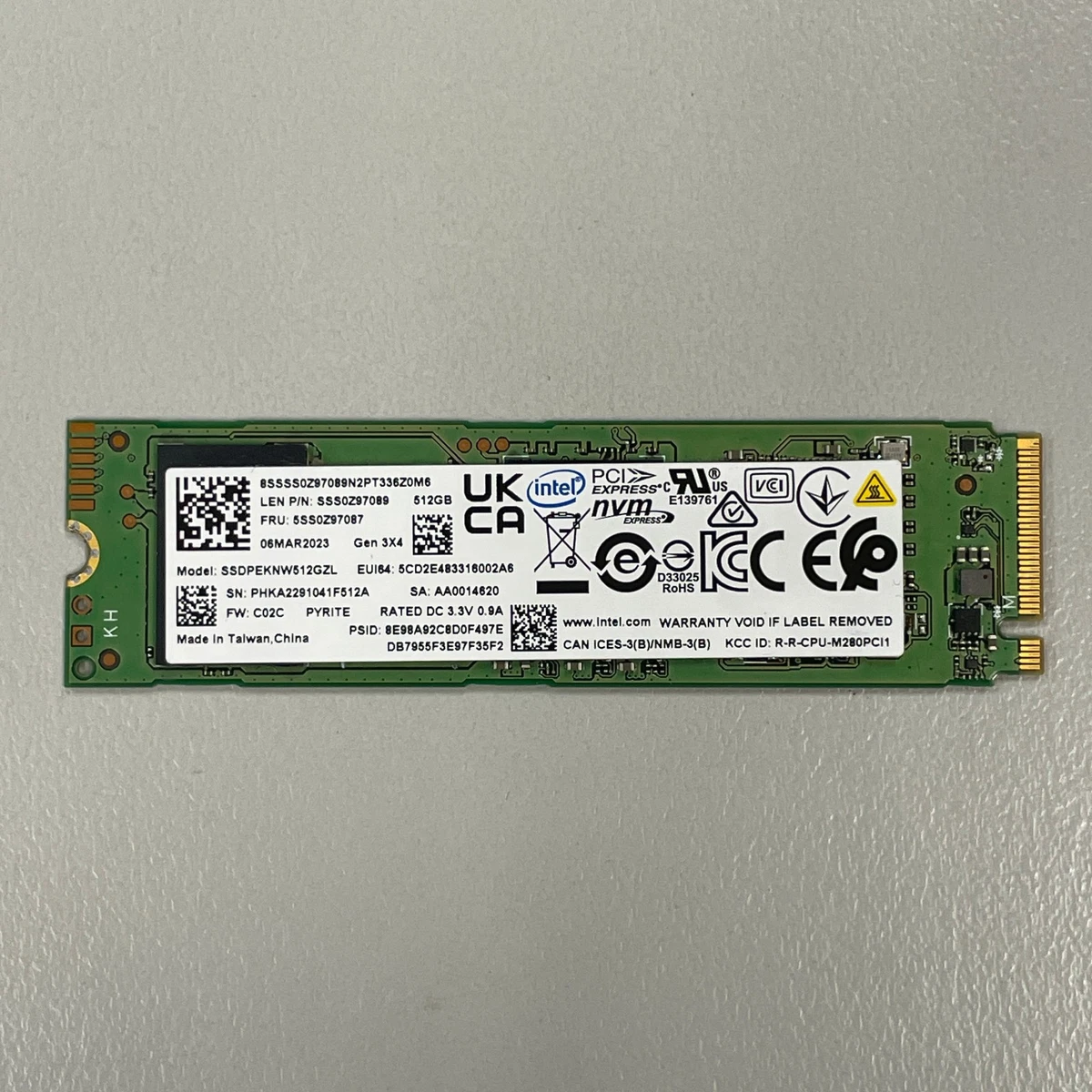 Intel M.2 Interface 512 GB Solid State Drives for sale | eBay