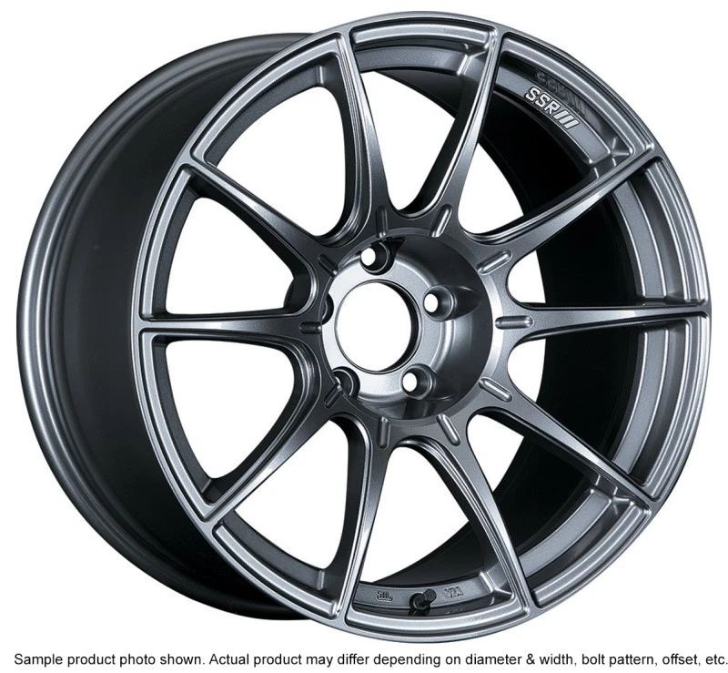 SSR GTX01 18x9.5 5x114.3 15mm Offset Dark Silver Wheel - Image 2 of 4