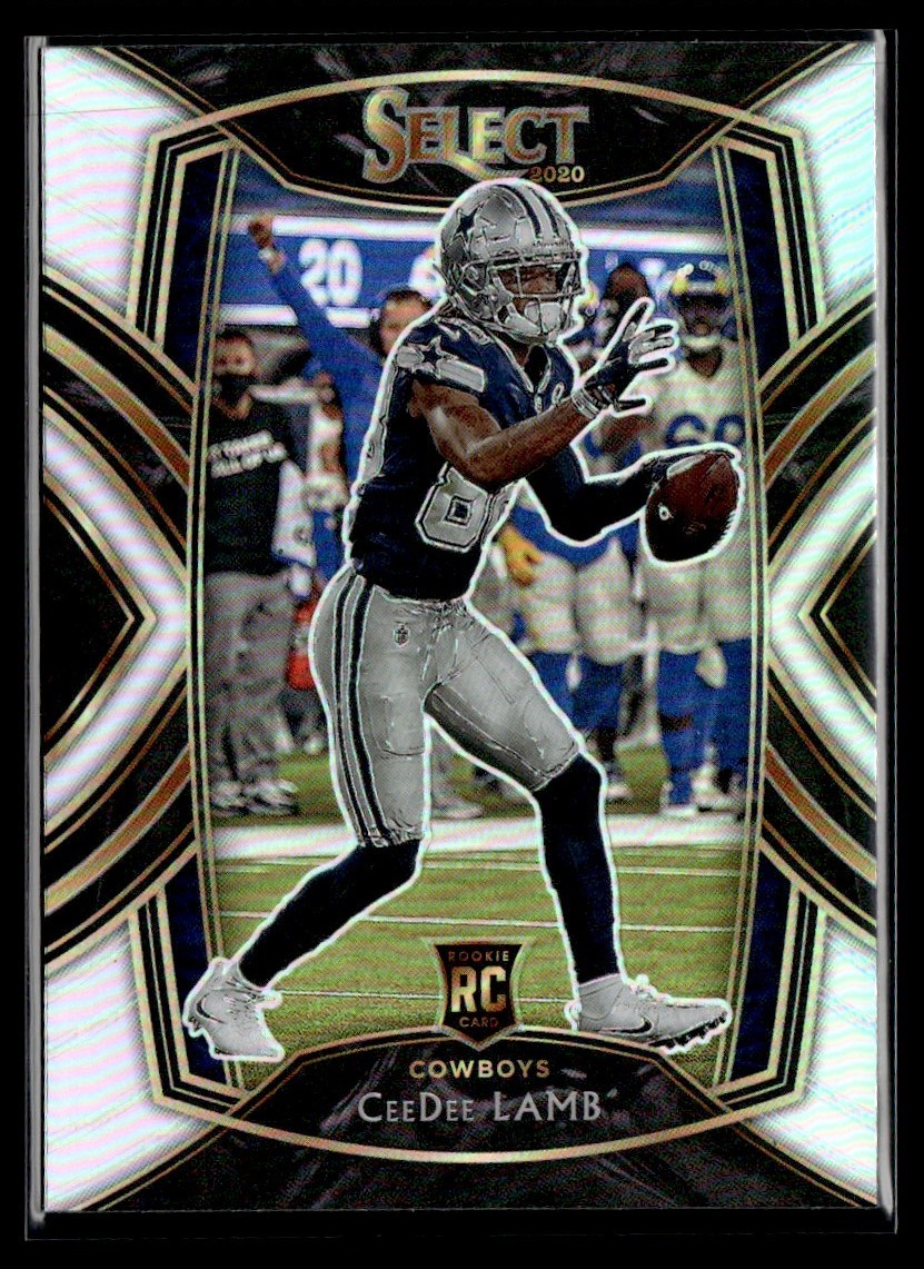 2020 Panini Select Silver Prizm CeeDee Lamb RC Dallas Cowboys #257